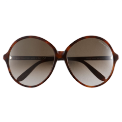 Tom Ford 'Rhonda' Round Sunglasses